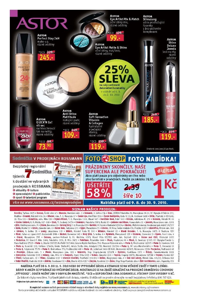 leták Rossmann strana 1 leták Rossmann strana 1