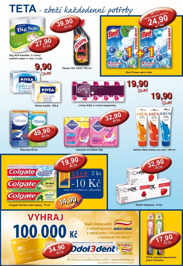 leták TETA drogerie strana 1 leták TETA drogerie strana 1