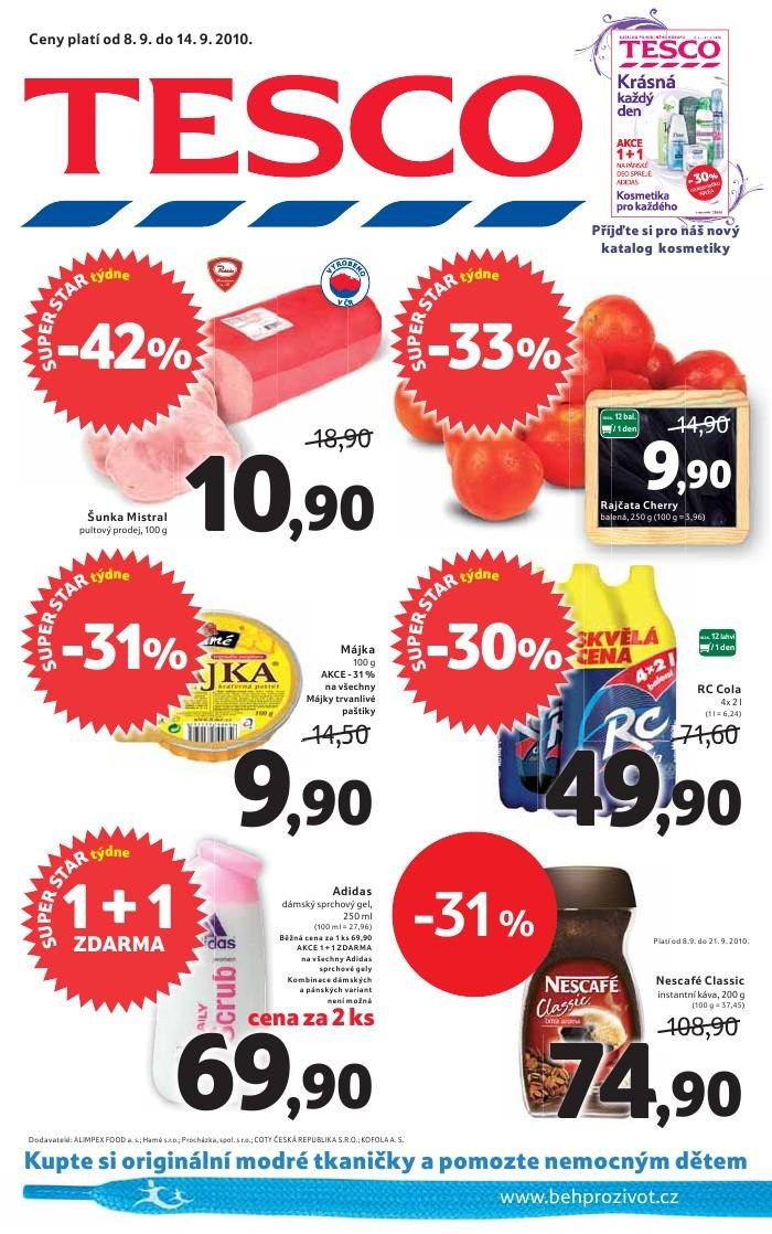 letk Tesco aktuln letk strana 1