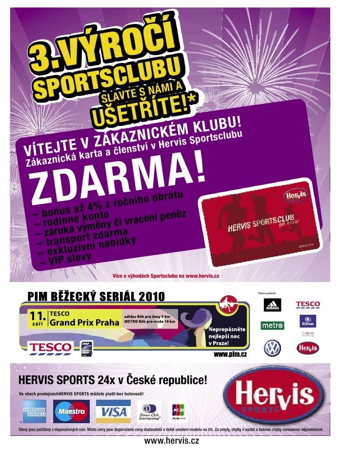 leták Hervis strana 1 leták Hervis strana 1