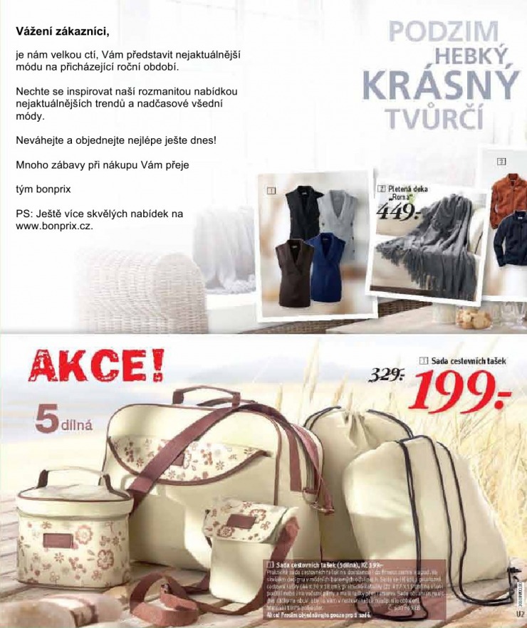 leták Bonprix strana 1 leták Bonprix strana 1