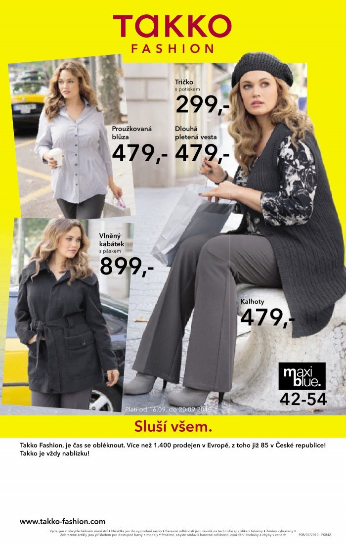 leták Takko fashion strana 1 leták Takko fashion strana 1