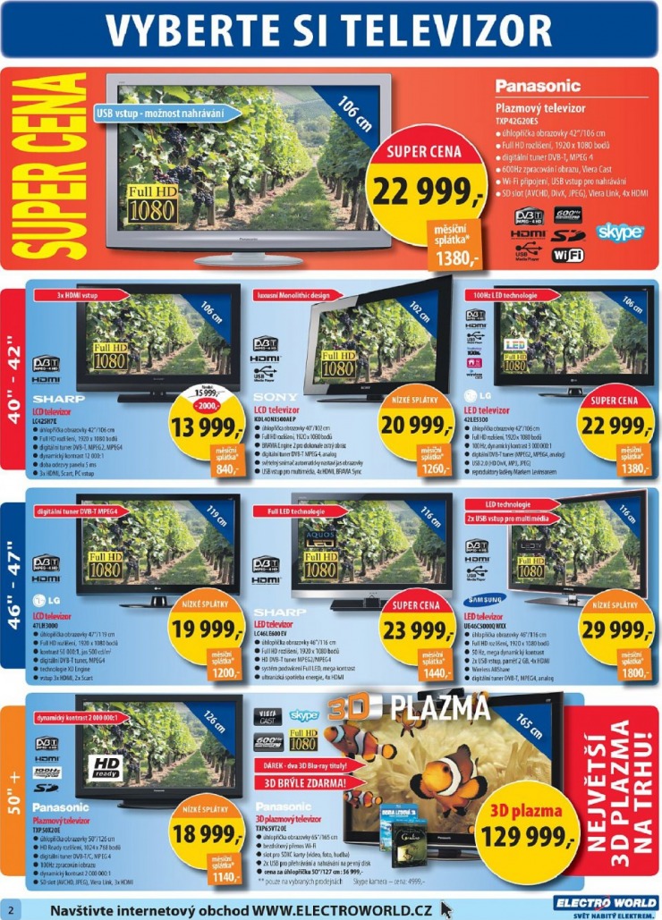 leták Electro world strana 1 leták Electro world strana 1