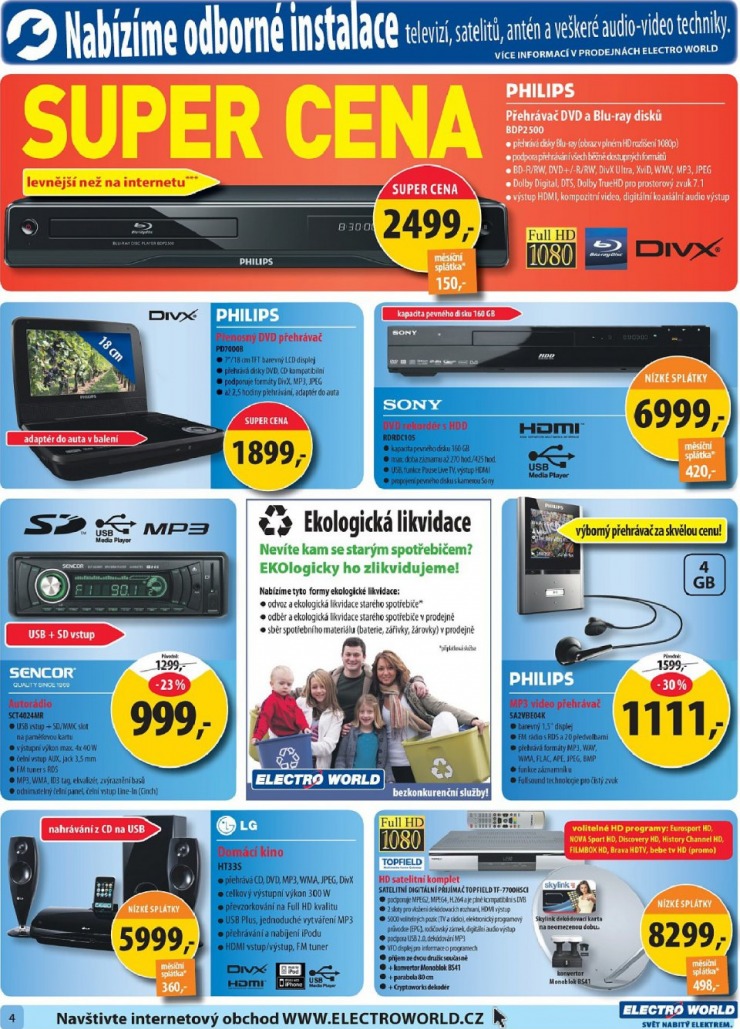 leták Electro world strana 1 leták Electro world strana 1