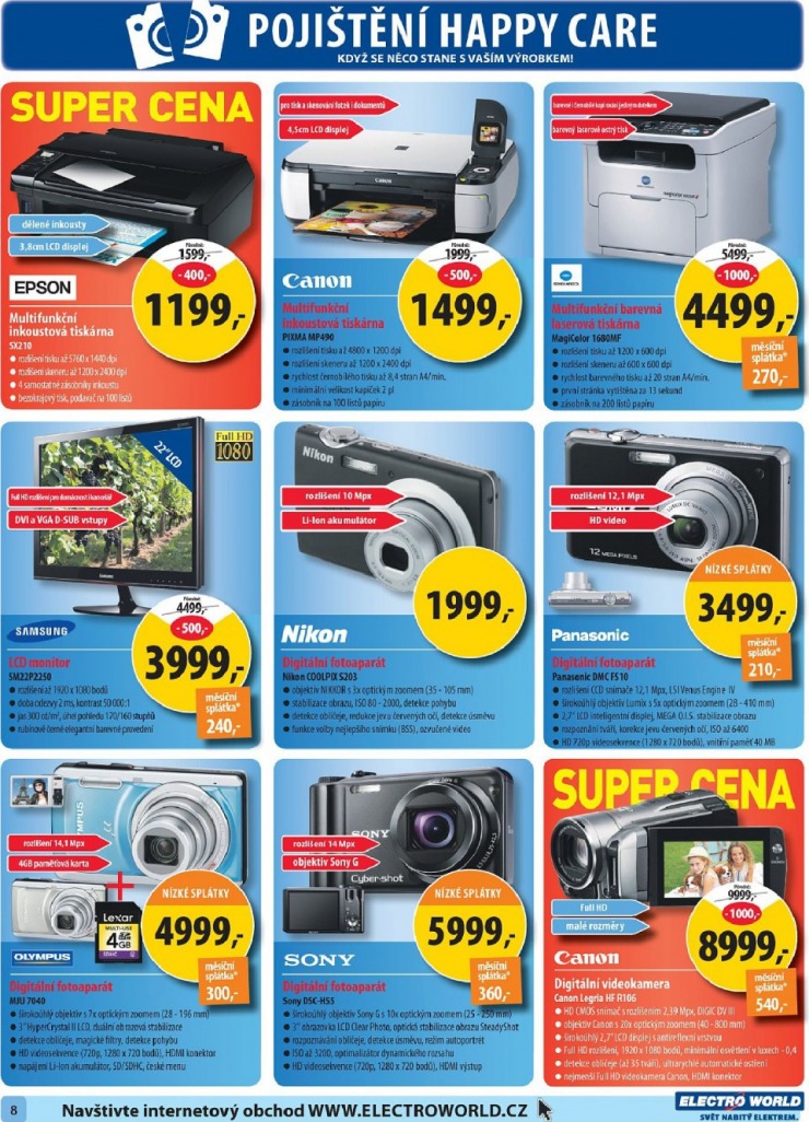 leták Electro world strana 1 leták Electro world strana 1