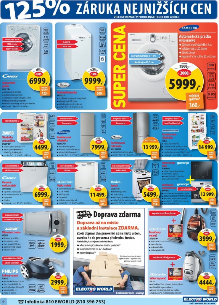 leták Electro world strana 1 leták Electro world strana 1