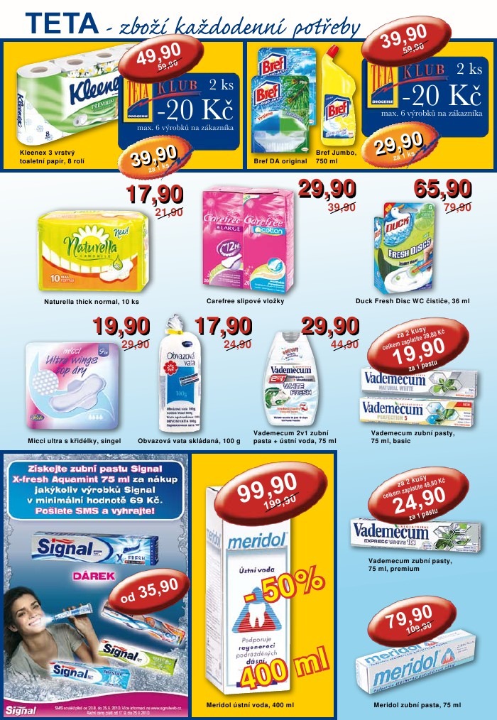 leták TETA drogerie strana 1 leták TETA drogerie strana 1
