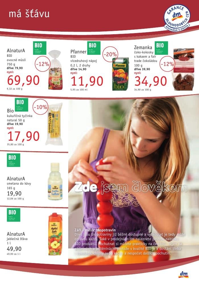 leták Dm drogerie akční leták strana 1 leták Dm drogerie akční leták strana 1