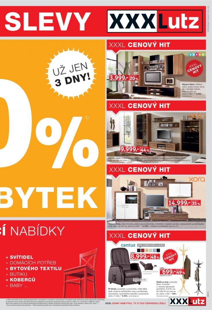 leták XXXLutz leták strana 1 leták XXXLutz leták strana 1