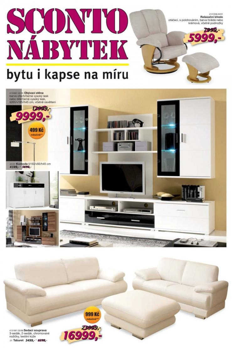 leták Sconto nábytek leták strana 1 leták Sconto nábytek leták strana 1