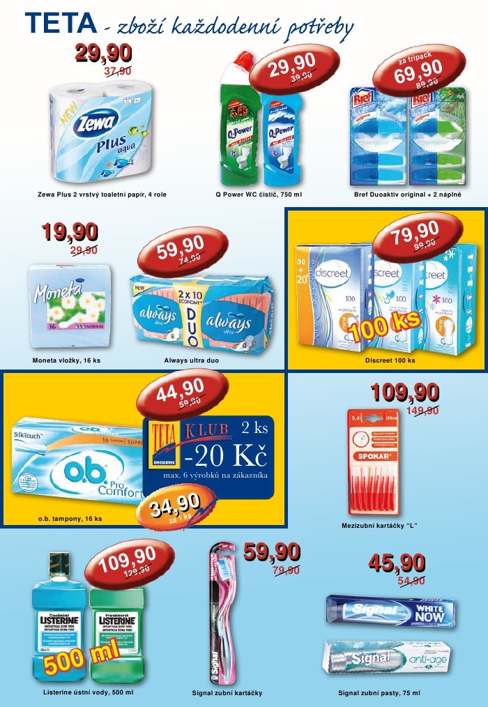 leták TETA drogerie strana 1 leták TETA drogerie strana 1