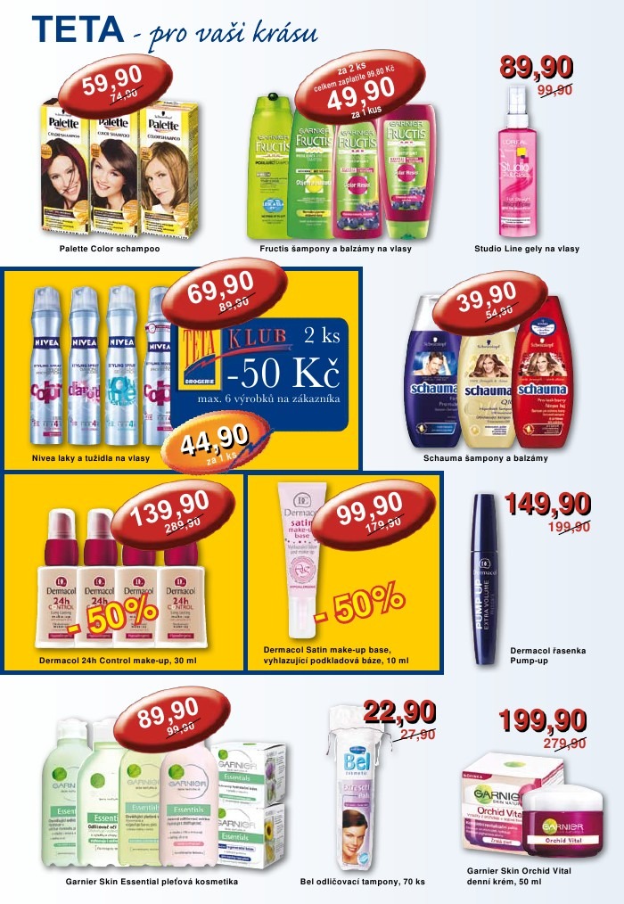 leták TETA drogerie strana 1 leták TETA drogerie strana 1