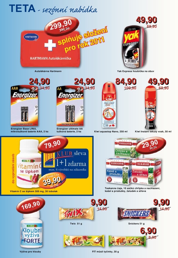 leták TETA drogerie strana 1 leták TETA drogerie strana 1