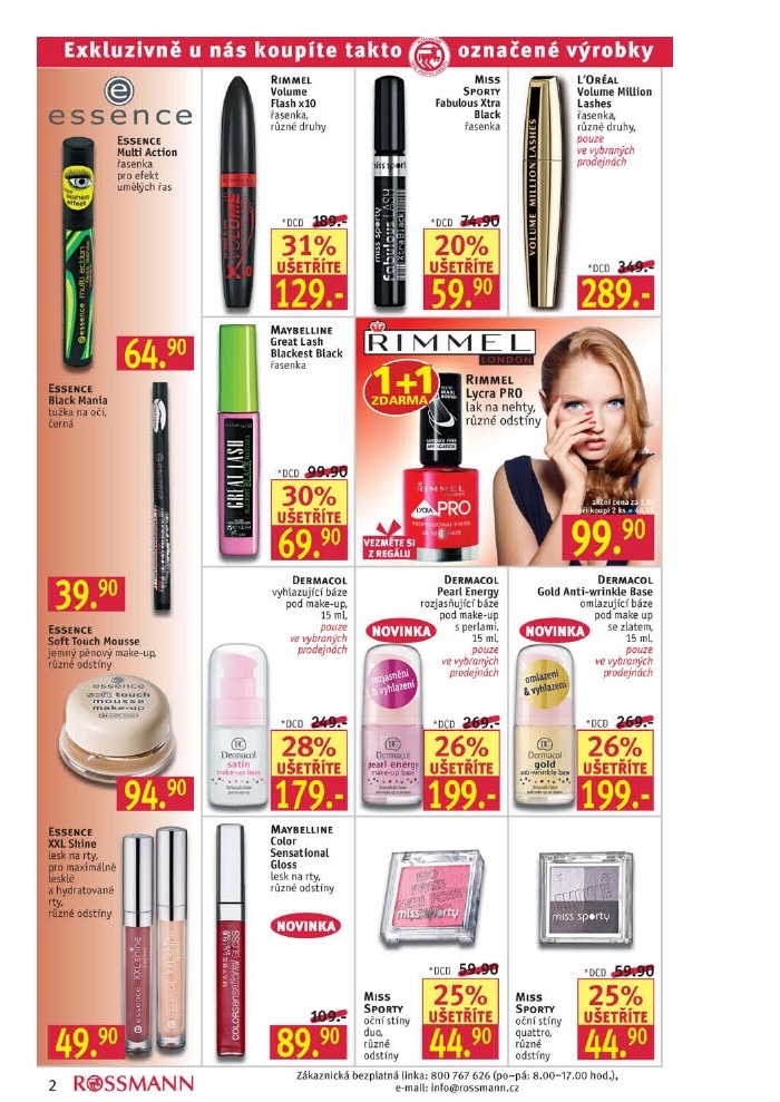 leták Rossmann strana 1 leták Rossmann strana 1
