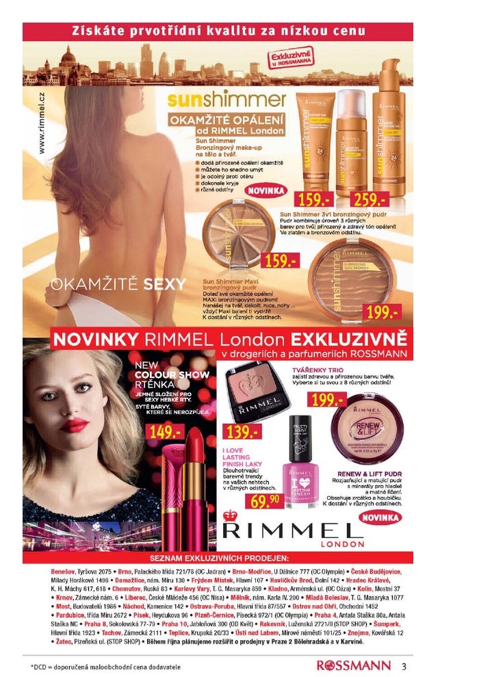 leták Rossmann strana 1 leták Rossmann strana 1