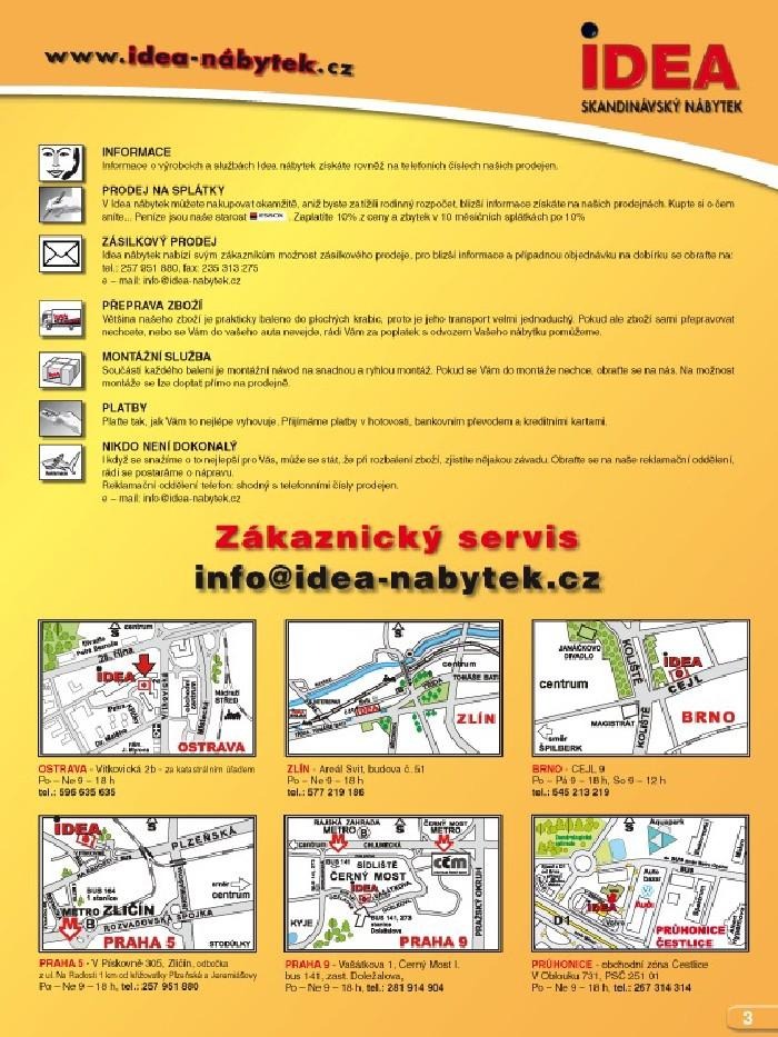 leták IDEA nábytek akční leták strana 1 leták IDEA nábytek akční leták strana 1