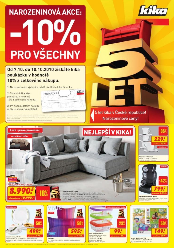 leták Kika nábytek leták strana 1 leták Kika nábytek leták strana 1