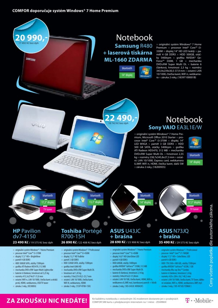 leták Comfor strana 1 leták Comfor strana 1