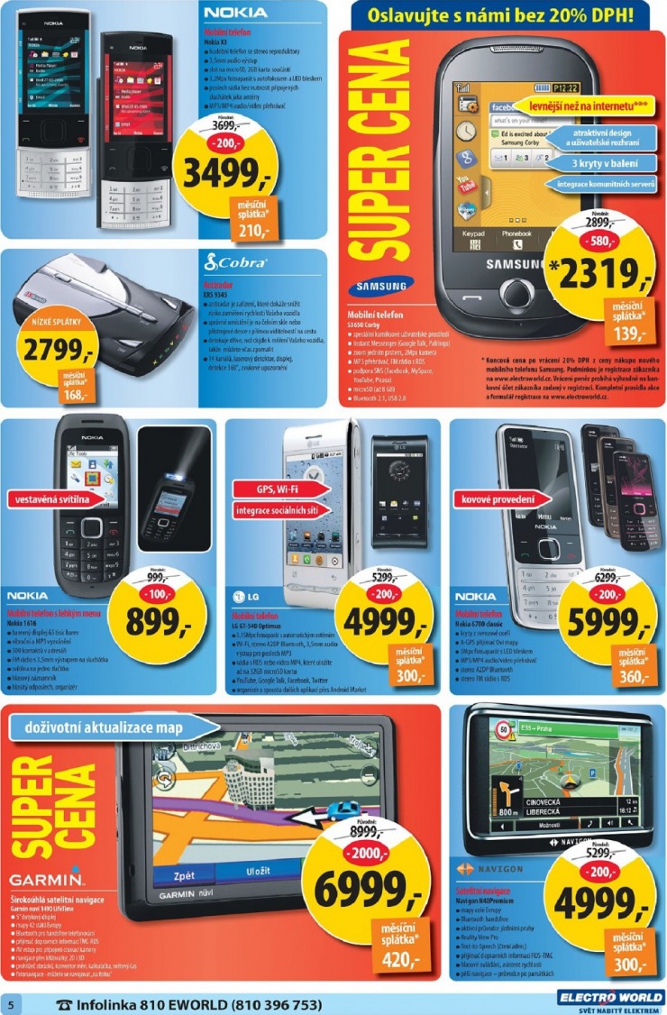 leták Electro World strana 1 leták Electro World strana 1