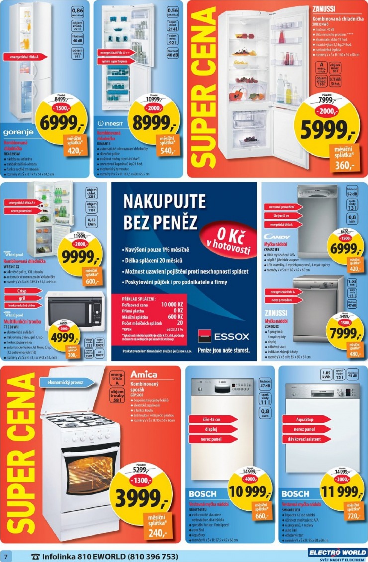 leták Electro World strana 1 leták Electro World strana 1