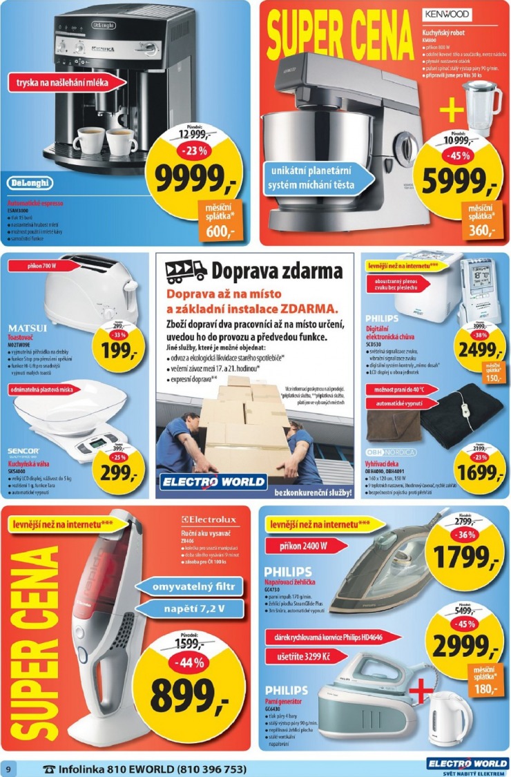 leták Electro World strana 1 leták Electro World strana 1