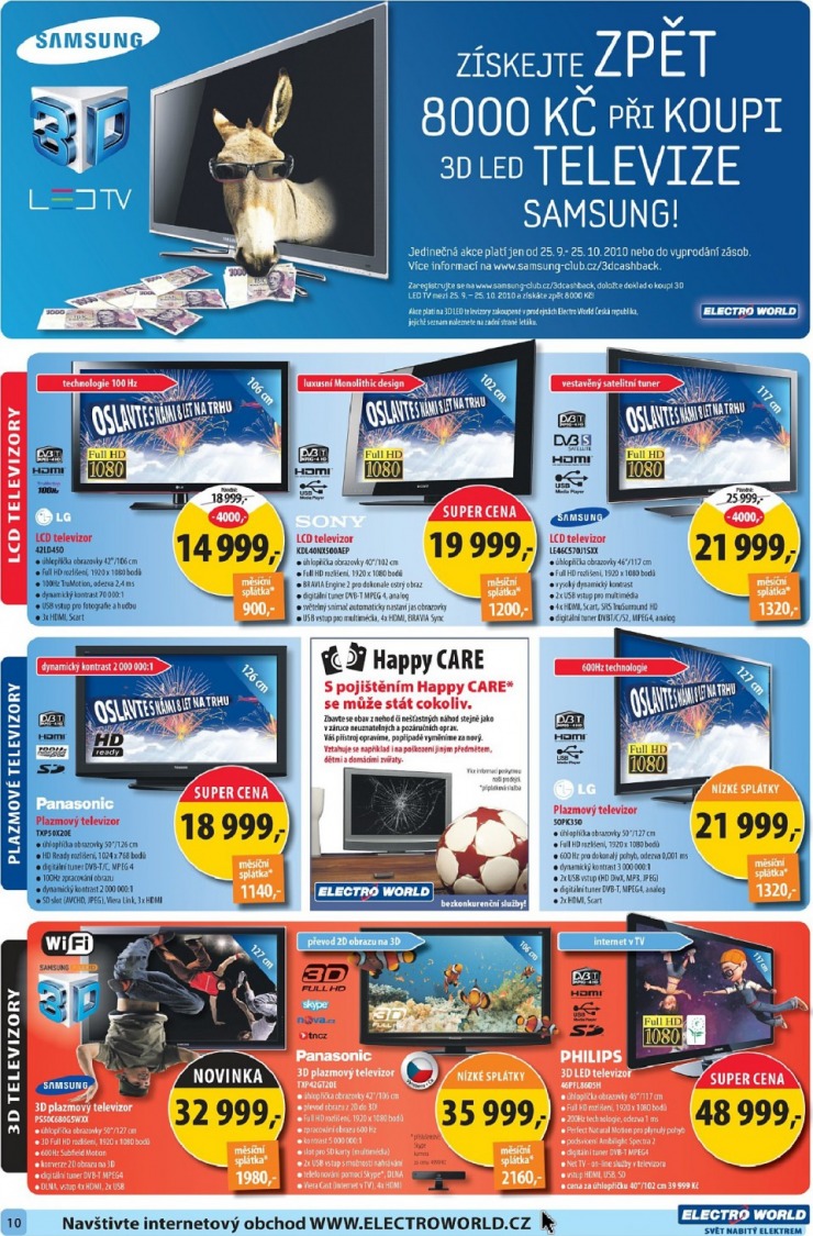 leták Electro World strana 1 leták Electro World strana 1