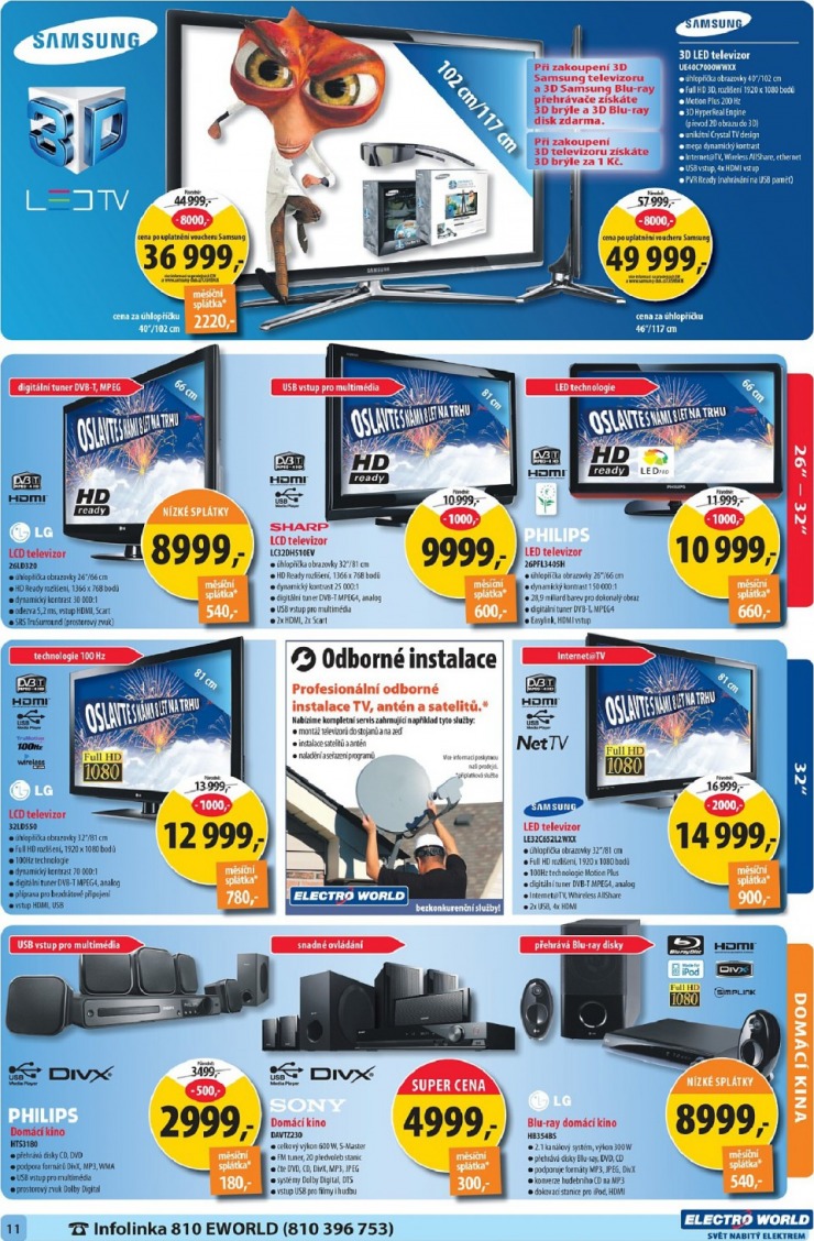 leták Electro World strana 1 leták Electro World strana 1