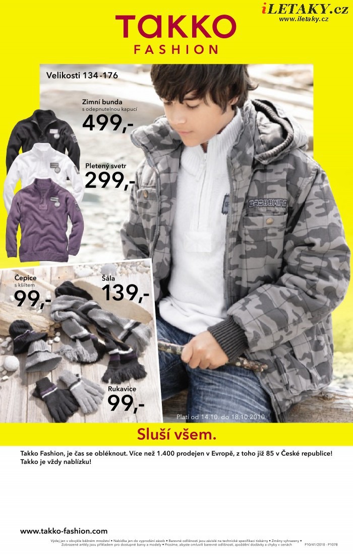 leták Takko fashion strana 1 leták Takko fashion strana 1