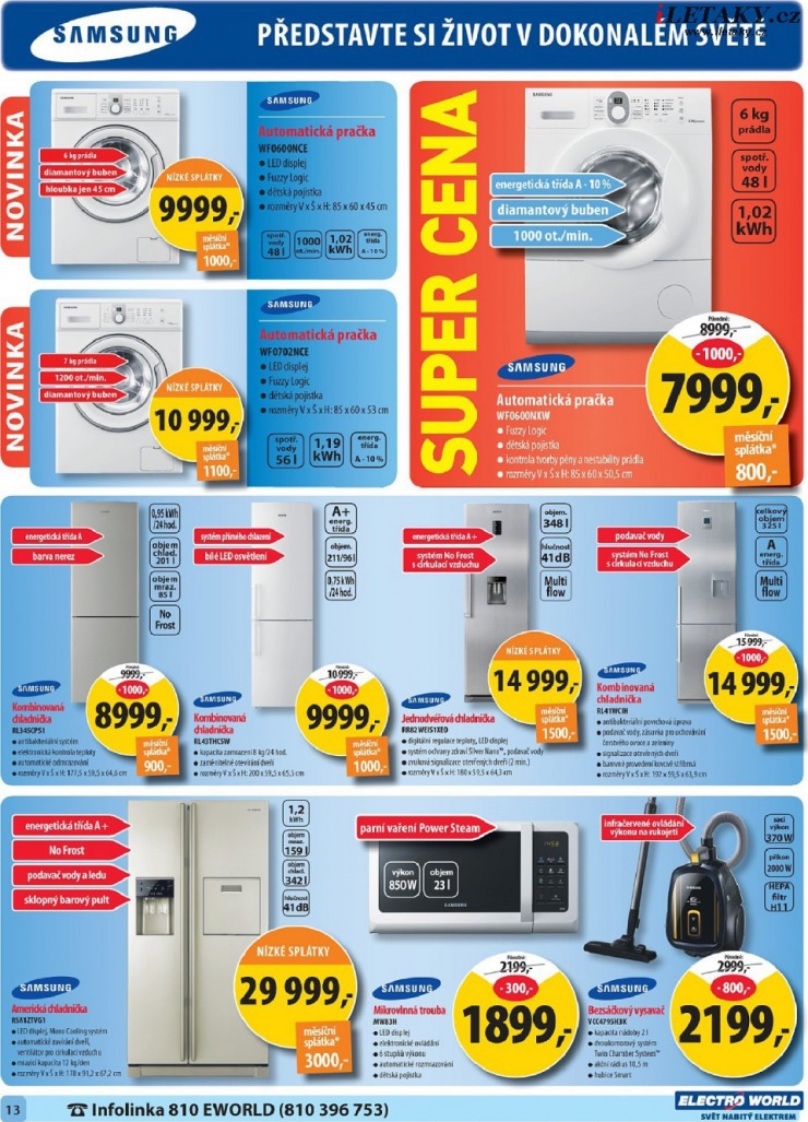 leták Electro World strana 1 leták Electro World strana 1