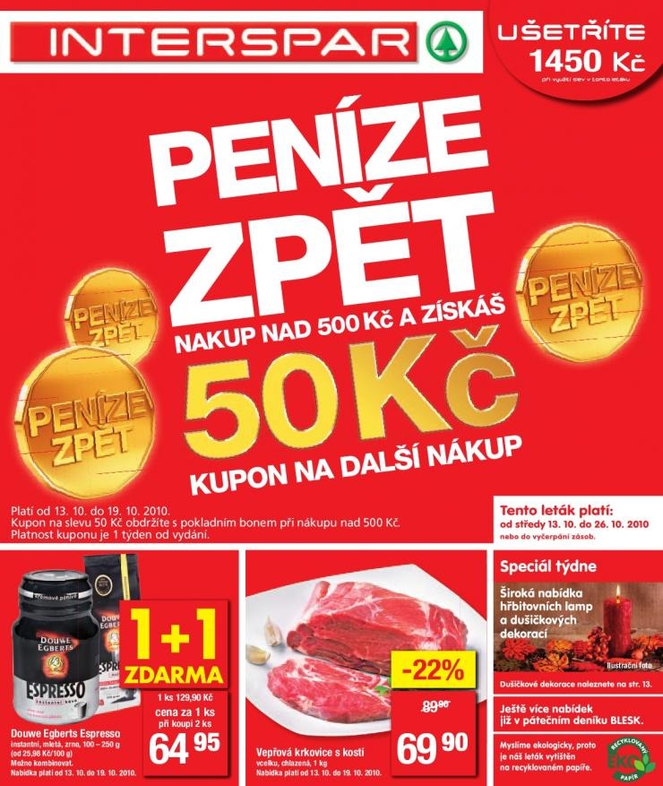 leták Interspar leták strana 1 leták Interspar leták strana 1