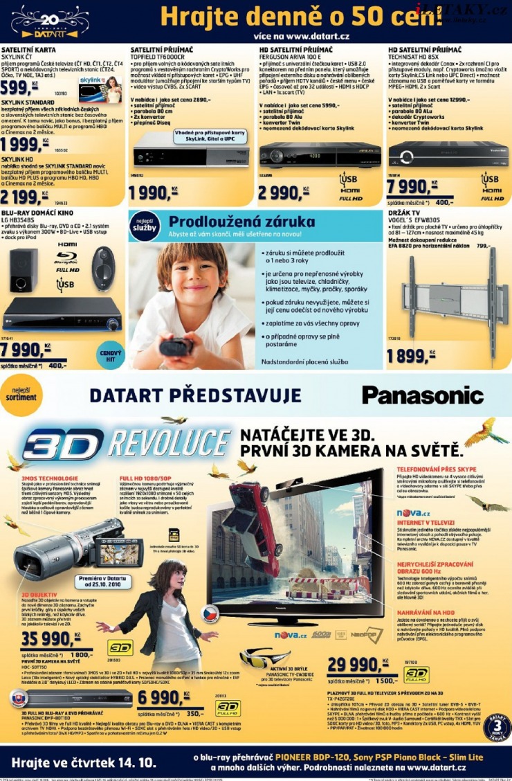leták Datart strana 1 leták Datart strana 1
