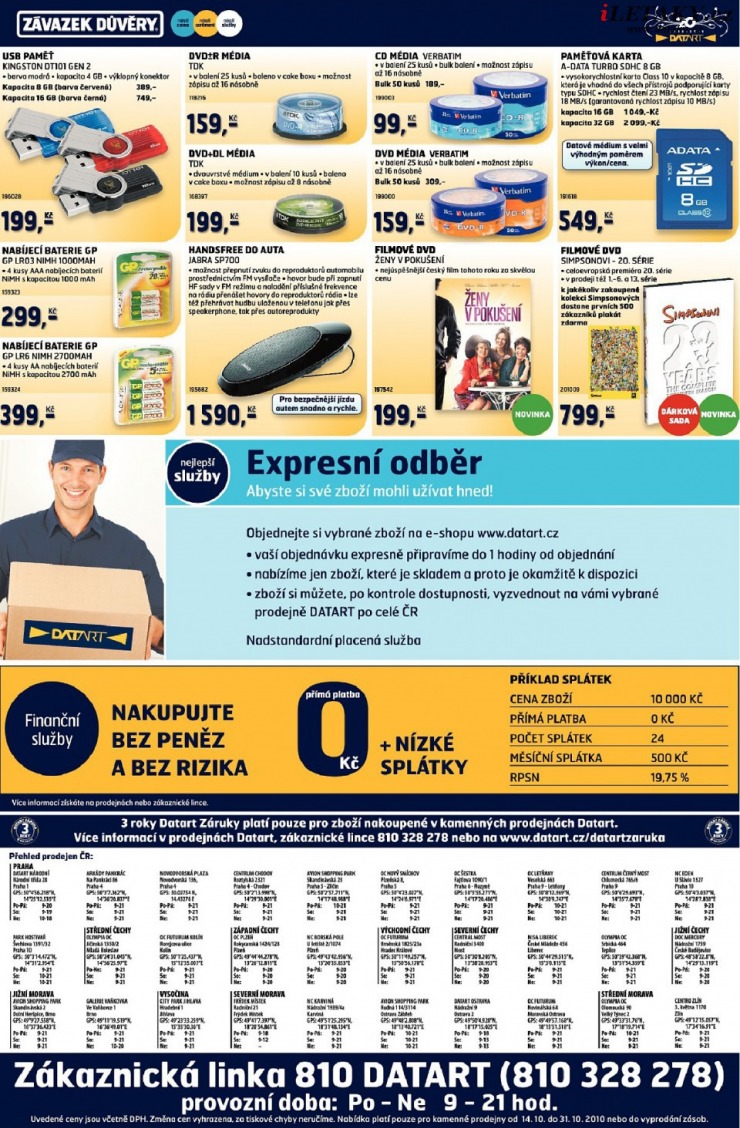 leták Datart strana 1 leták Datart strana 1