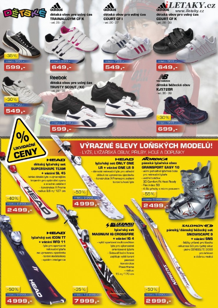 leták Sportisimo strana 1 leták Sportisimo strana 1