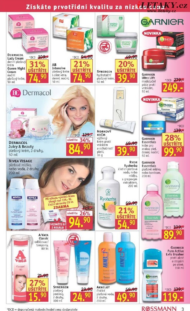 leták Rossmann strana 1 leták Rossmann strana 1