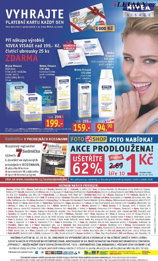 leták Rossmann strana 1 leták Rossmann strana 1
