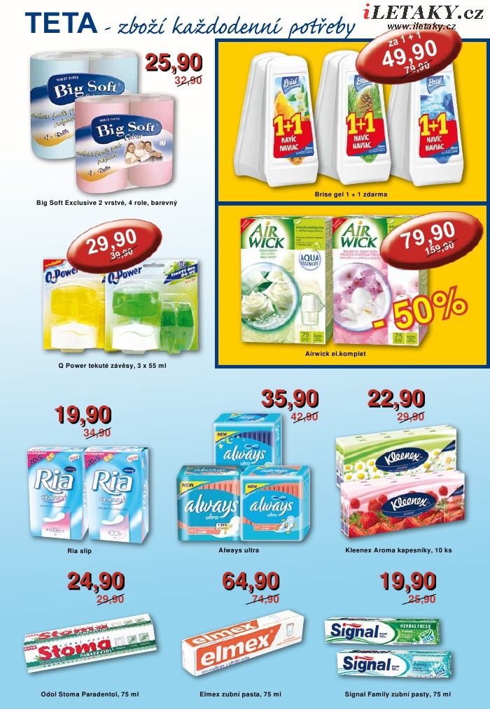 leták TETA drogerie strana 1 leták TETA drogerie strana 1