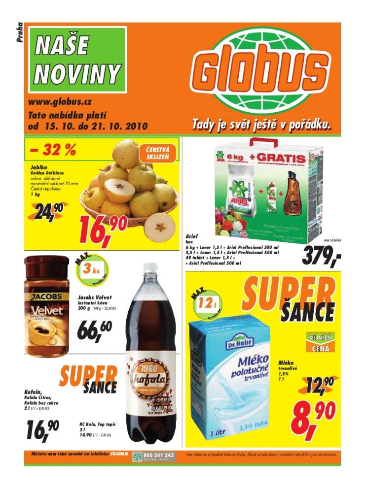 leták Globus leták strana 1 leták Globus leták strana 1