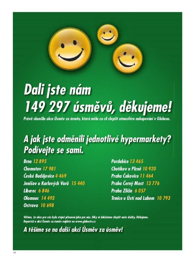 leták Globus leták strana 1 leták Globus leták strana 1