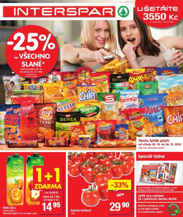 leták Interspar akční leták strana 1 leták Interspar akční leták strana 1