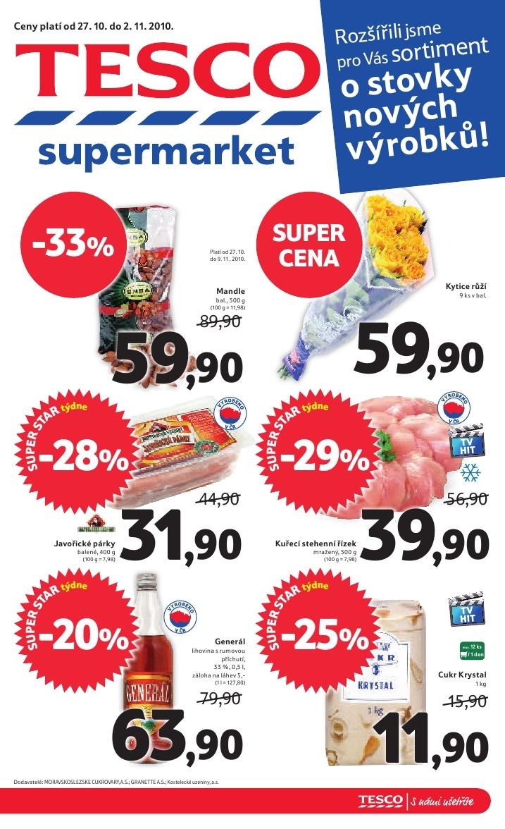 letk Tesco aktuln letk strana 1