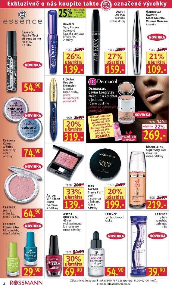 leták Rossmann strana 1 leták Rossmann strana 1