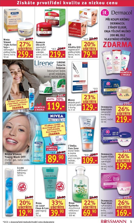 leták Rossmann strana 1 leták Rossmann strana 1