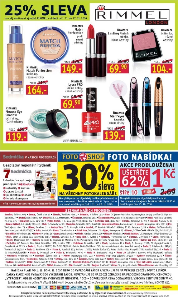 leták Rossmann strana 1 leták Rossmann strana 1