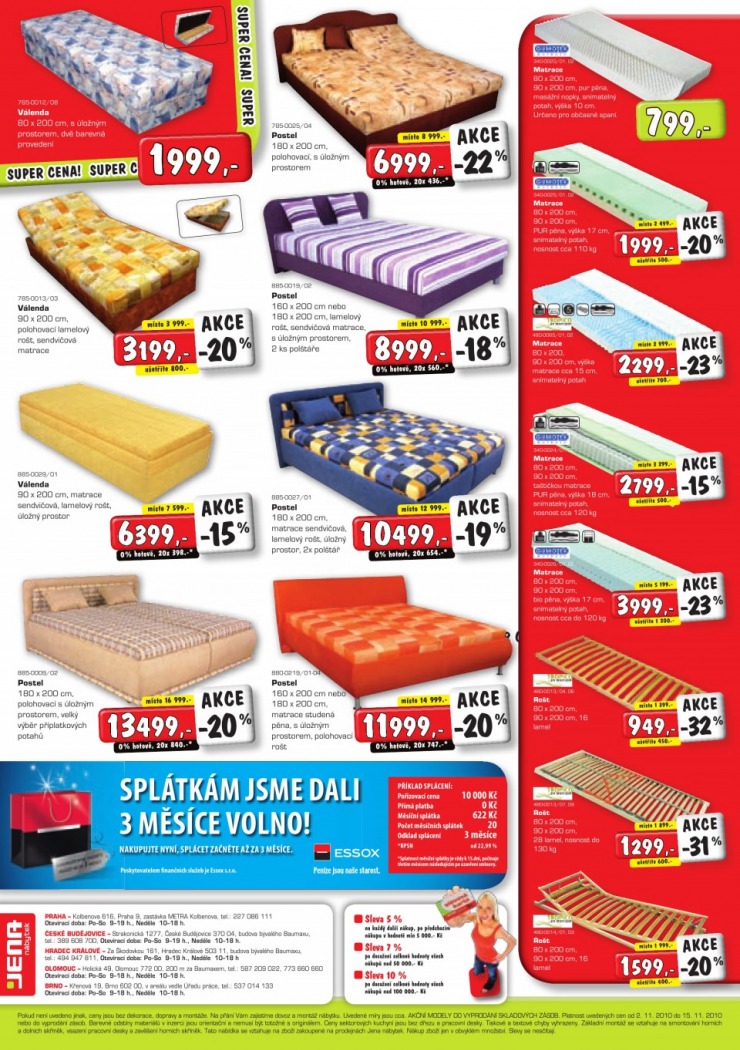 leták Jena nábytek strana 1 leták Jena nábytek strana 1