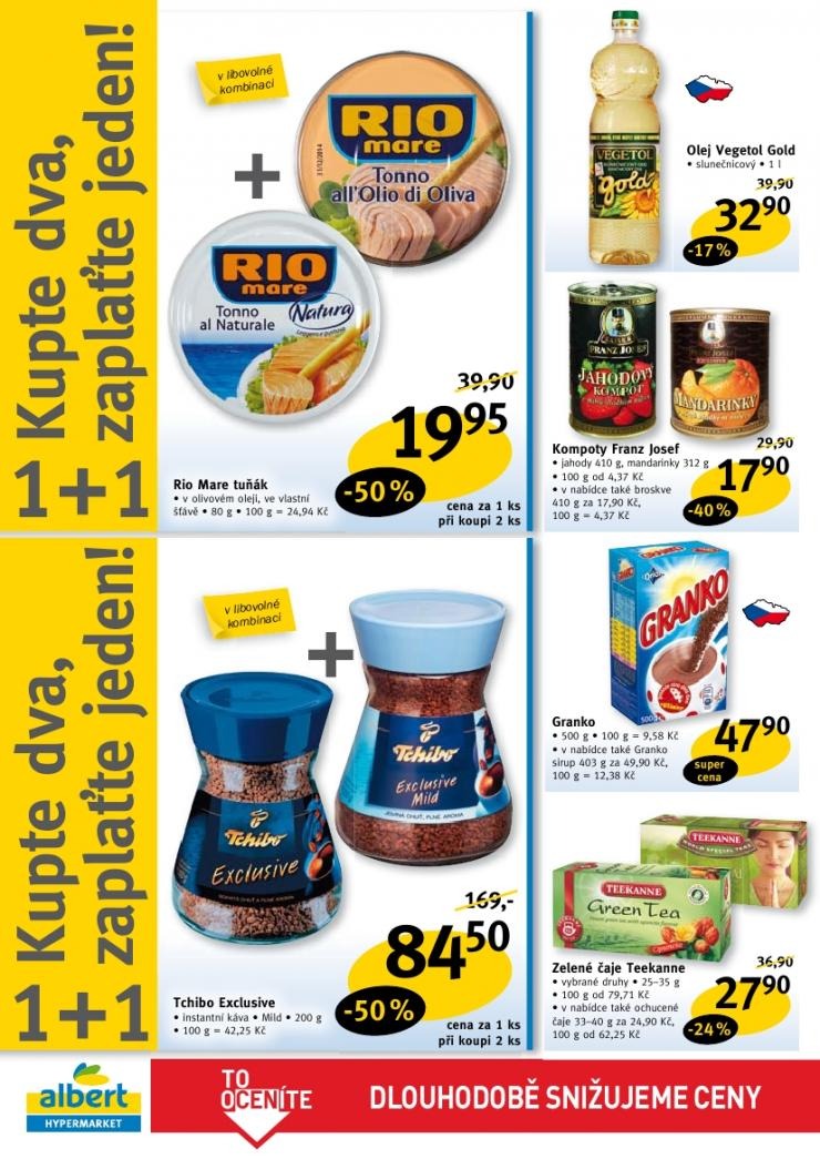 leták Albert Hypermarket leták strana 1 leták Albert Hypermarket leták strana 1