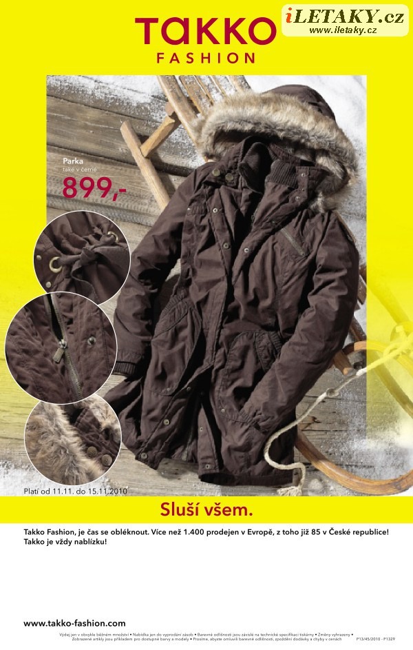 leták Takko fashion strana 1 leták Takko fashion strana 1