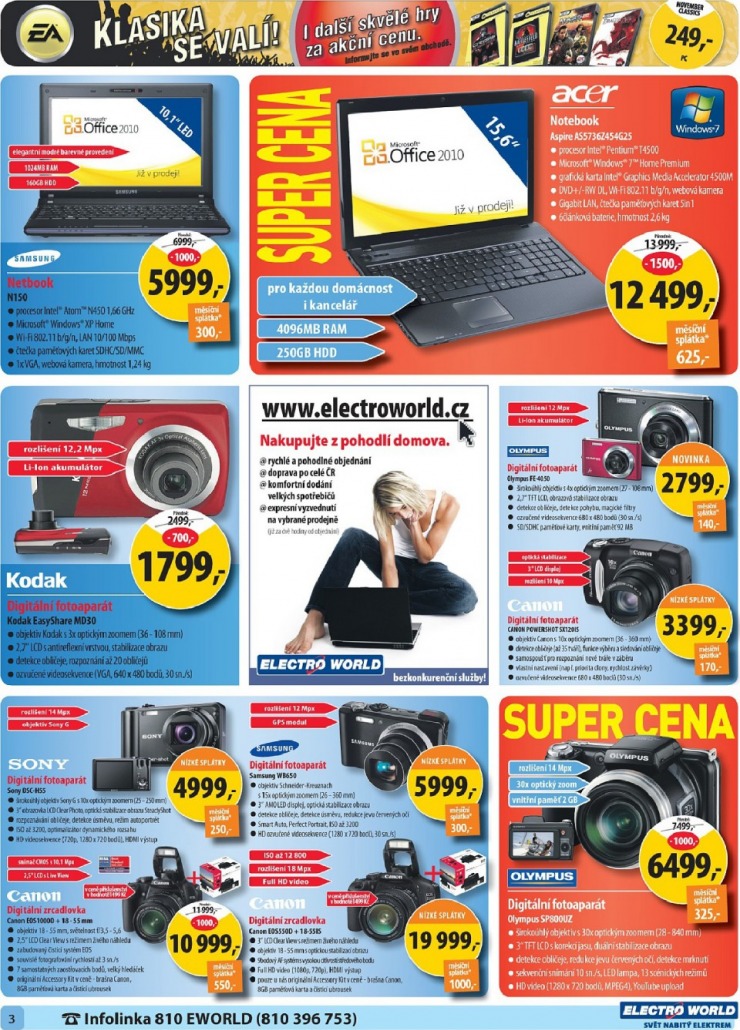 leták Electro World strana 1 leták Electro World strana 1
