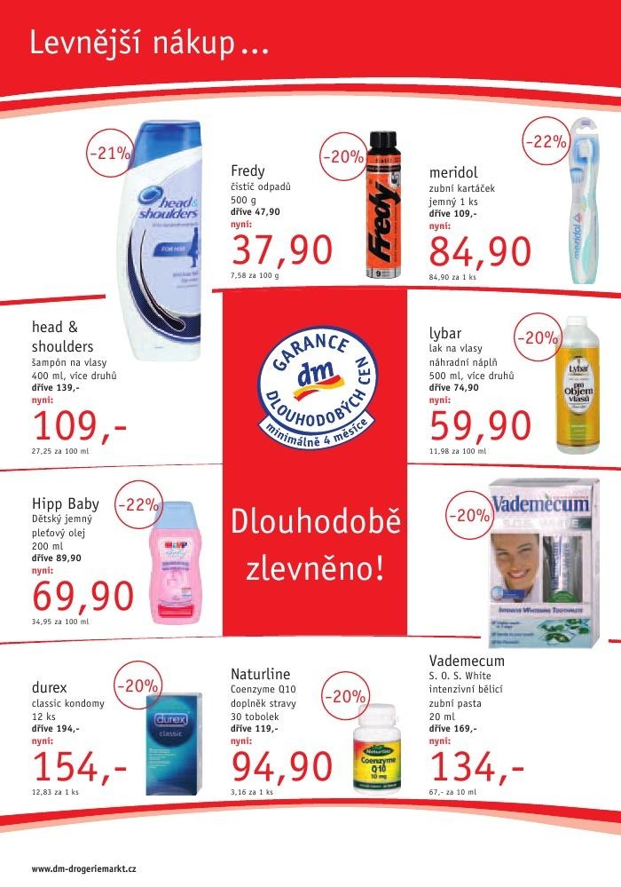 leták Dm drogerie leták strana 1 leták Dm drogerie leták strana 1