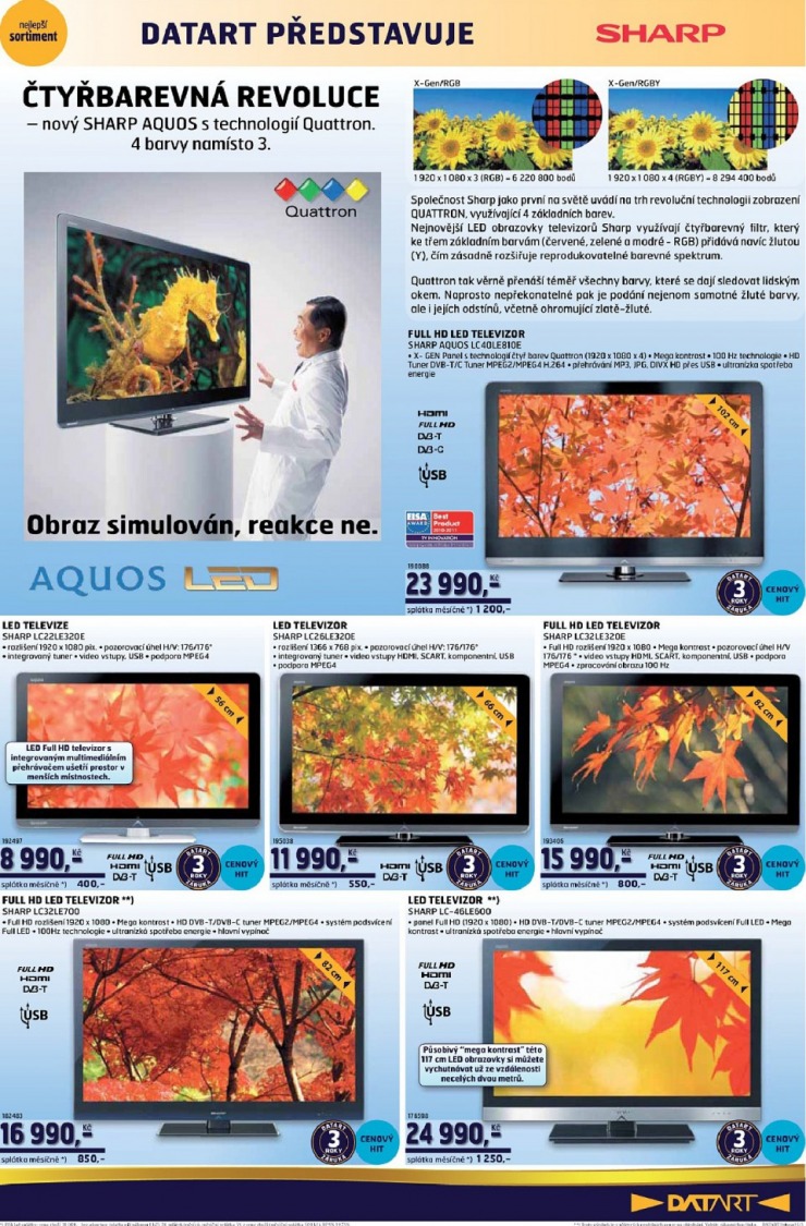 leták Datart strana 1 leták Datart strana 1