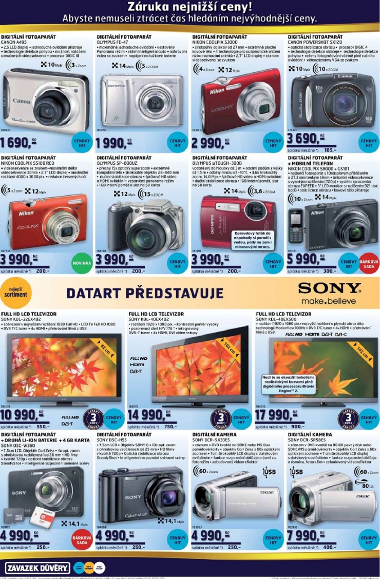 leták Datart strana 1 leták Datart strana 1